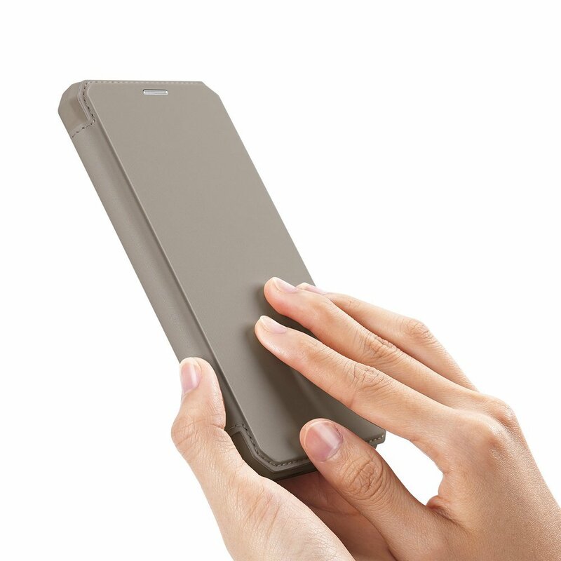 Husa iPhone 11 Pro Max Dux Ducis Skin X Series Flip Stand Book - Auriu