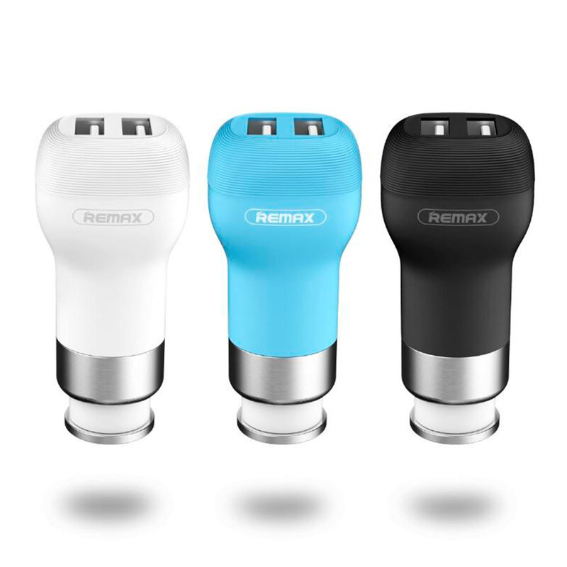 Incarcator Auto Remax Flinc RCC-207 2XUSB 2.4A - Albastru