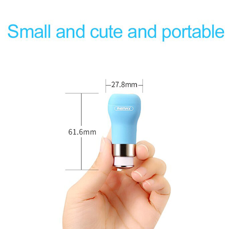 Incarcator Auto Remax Flinc RCC-207 2XUSB 2.4A - Albastru