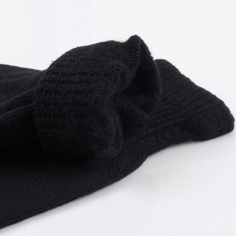 Manusi touchscreen unisex Acrylic Fiber, acrilic, negru