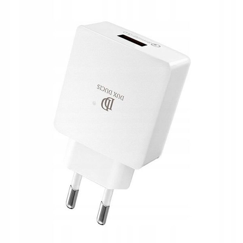 Incarcator Priza Dux Ducis C30 Travel Adapter USB Quick Charge 3.0 - White