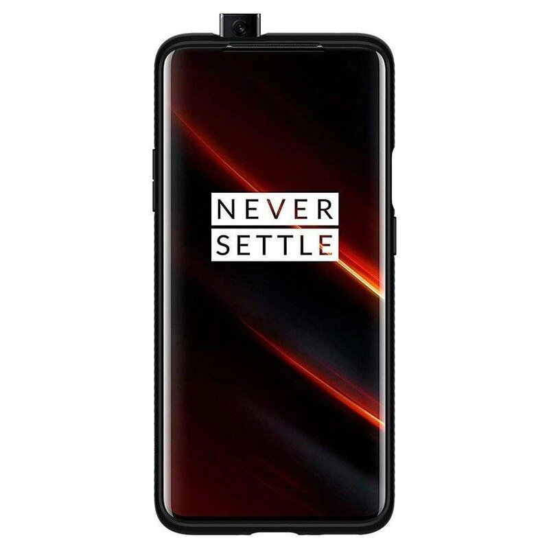 Husa OnePlus 7T Pro Spigen Liquid Air - Matte Black