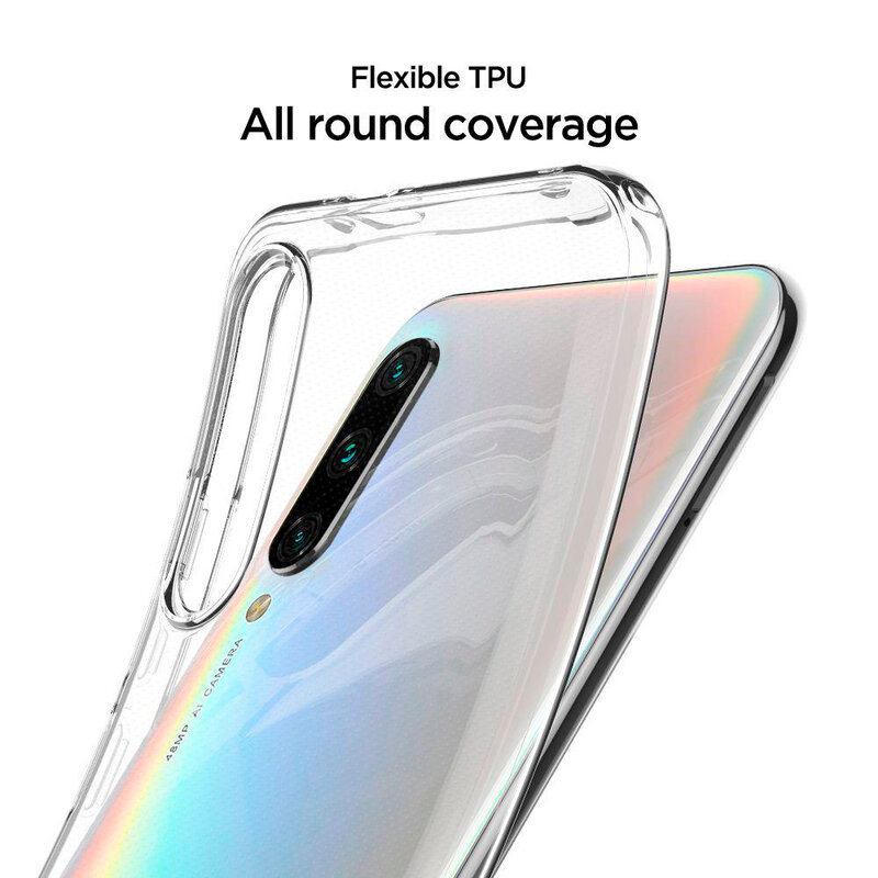 Husa Xiaomi Mi A3 / Mi CC9e Spigen Liquid Crystal, transparenta