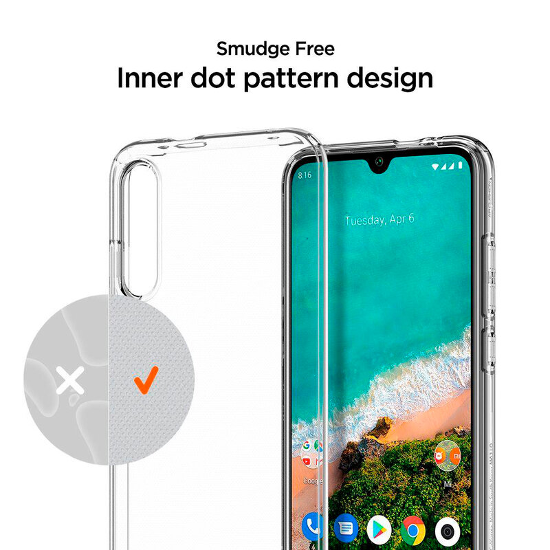 Husa Xiaomi Mi A3 / Mi CC9e Spigen Liquid Crystal, transparenta