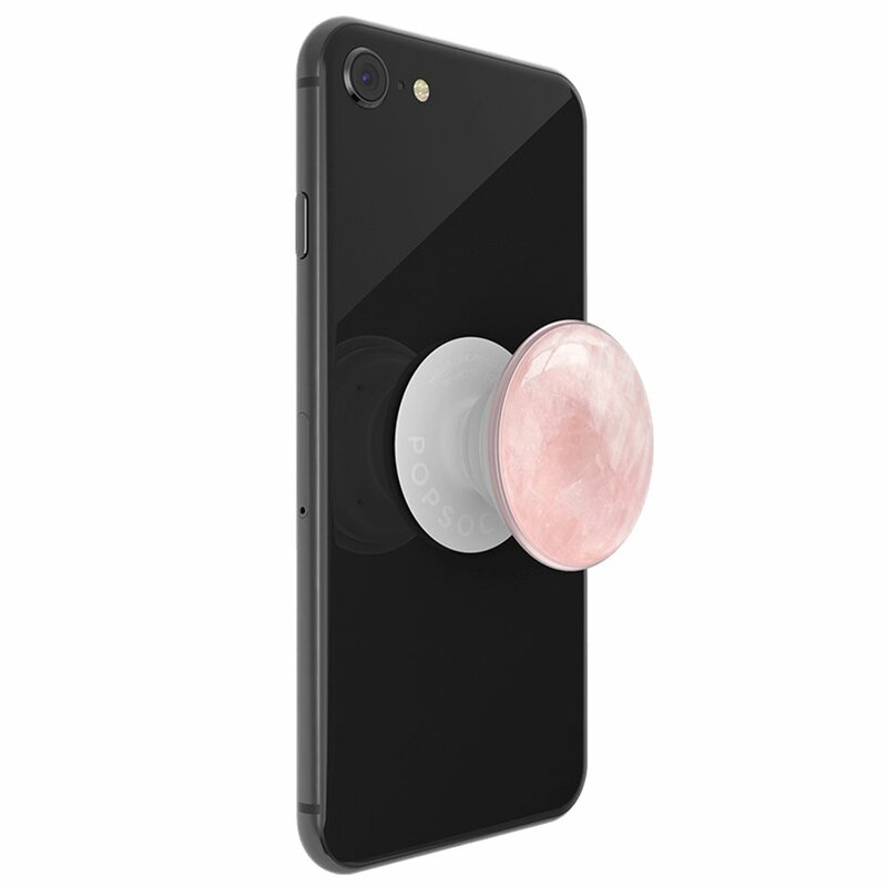 Popsockets Original, Suport Cu Functii Multiple - Genuine Rose Quartz