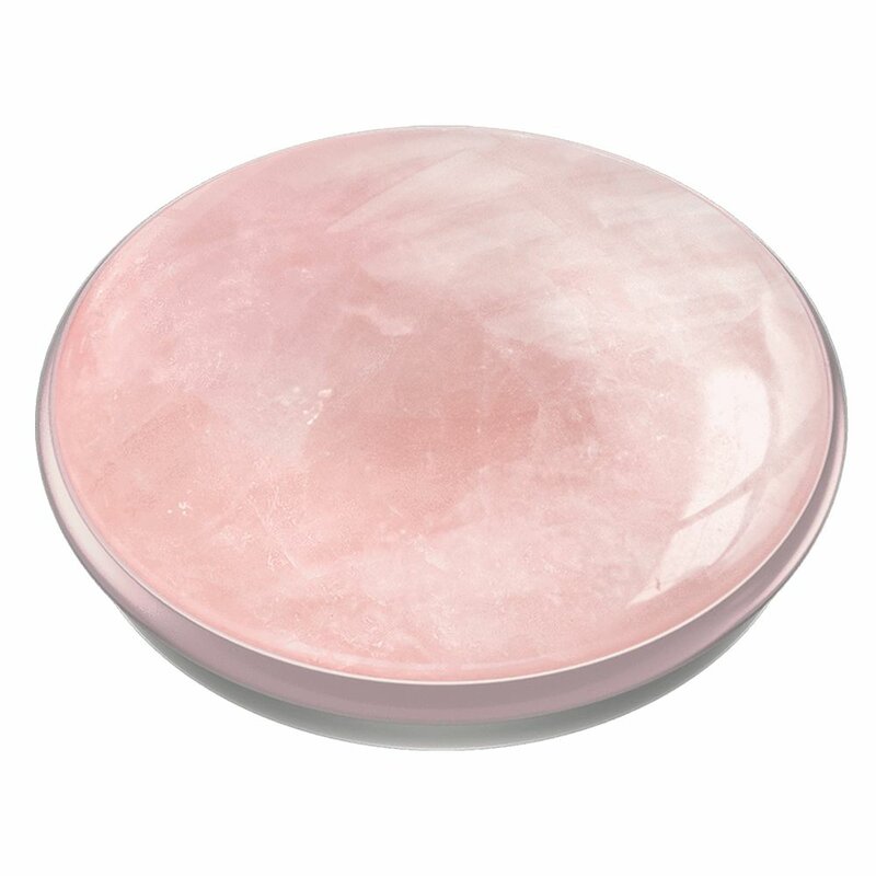 Popsockets Original, Suport Cu Functii Multiple - Genuine Rose Quartz