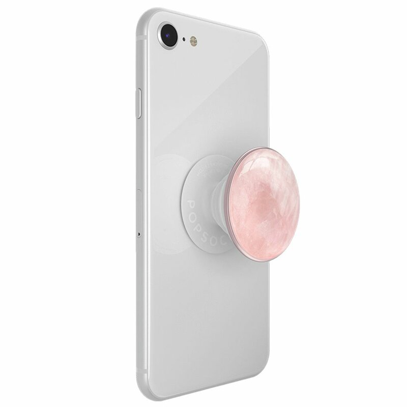 Popsockets Original, Suport Cu Functii Multiple - Genuine Rose Quartz