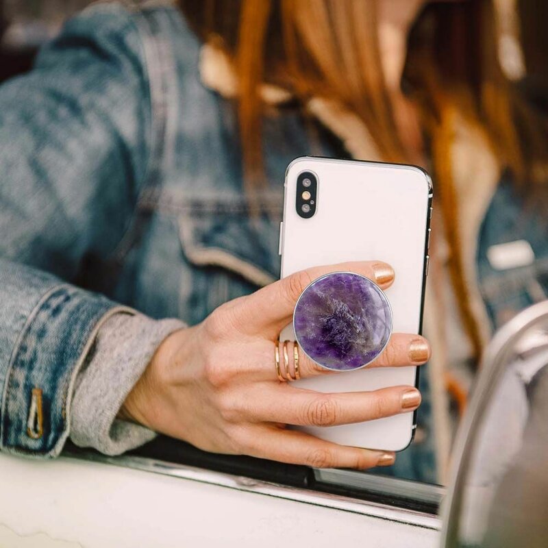 Popsockets Original, Suport Cu Functii Multiple - Genuine Amethyst