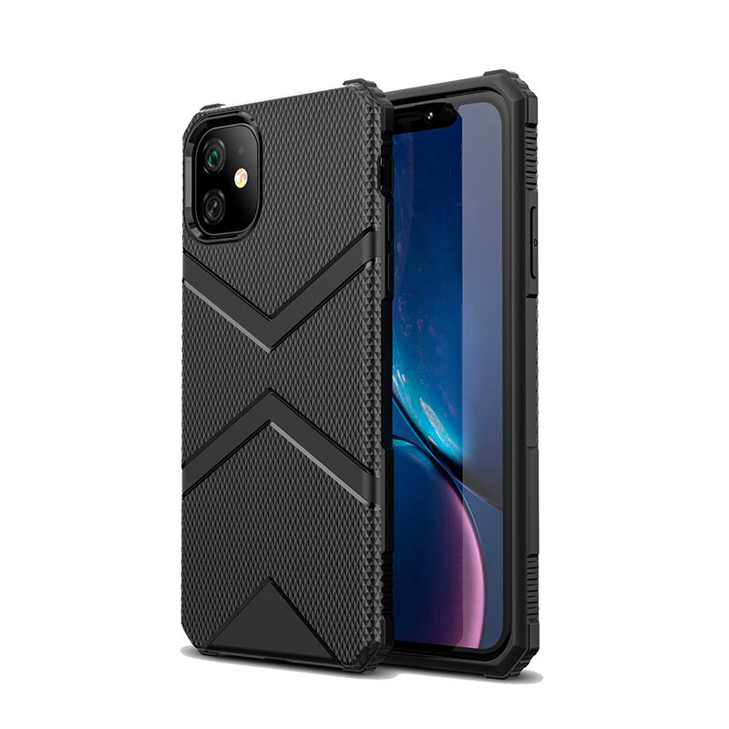 Husa iPhone 11 Armor Shield Silicon TPU - Negru
