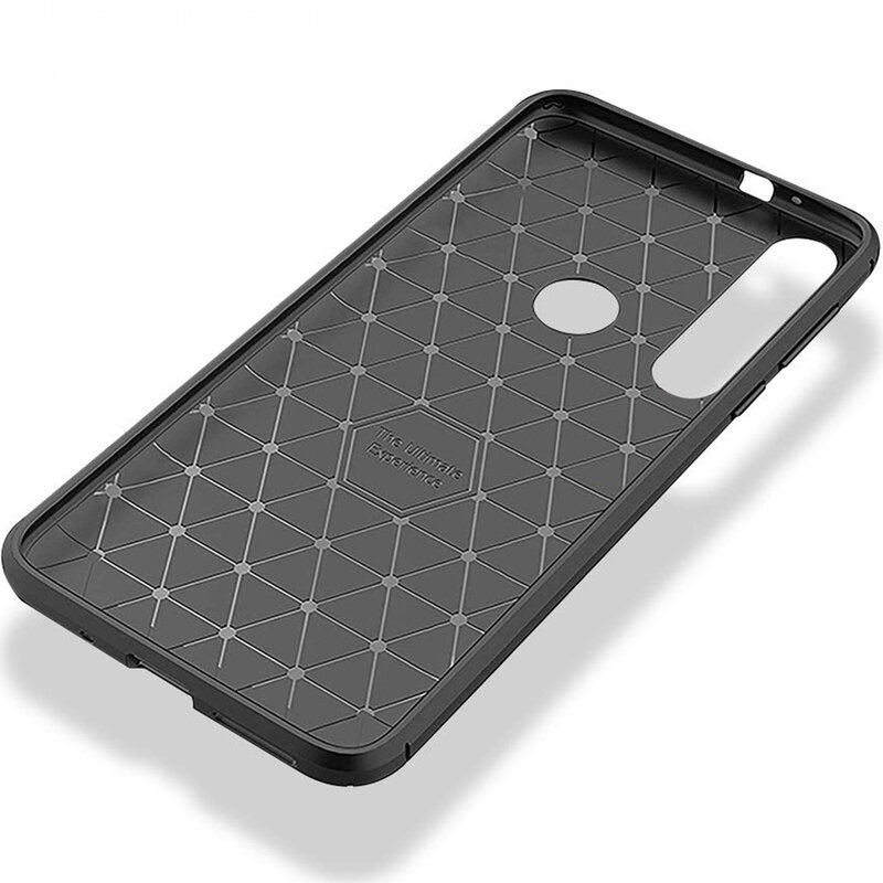Husa Motorola Moto G8 Play Carbon Skin - Negru
