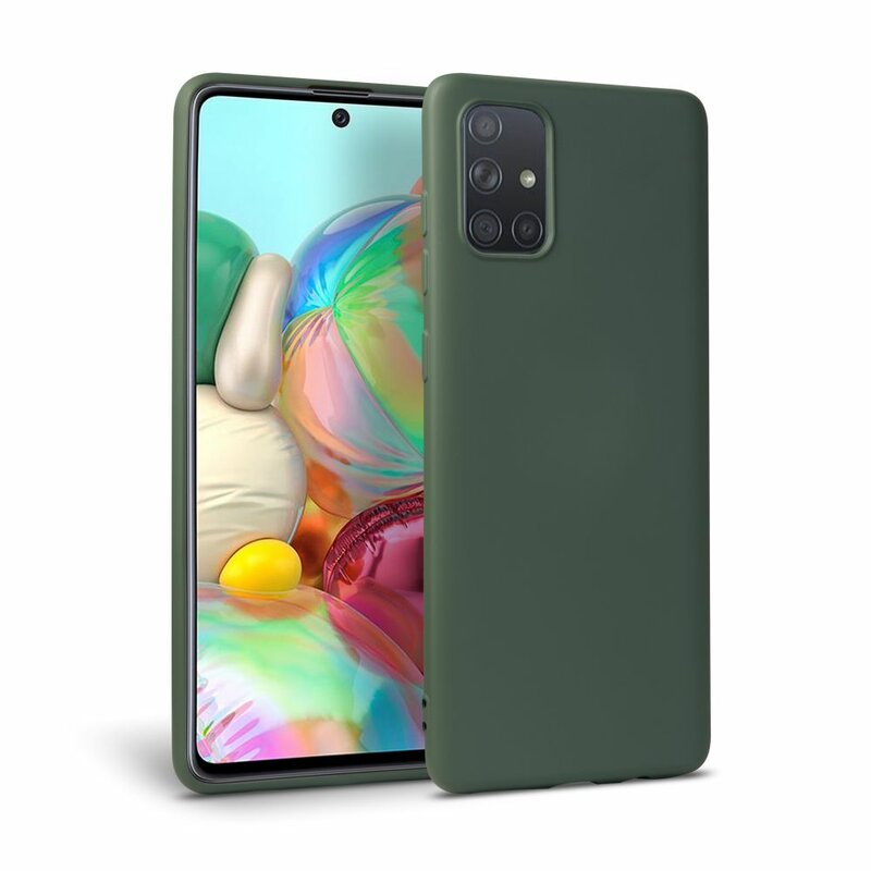 Husa Samsung Galaxy A71 Tech-Protect Icon/Smooth - Verde