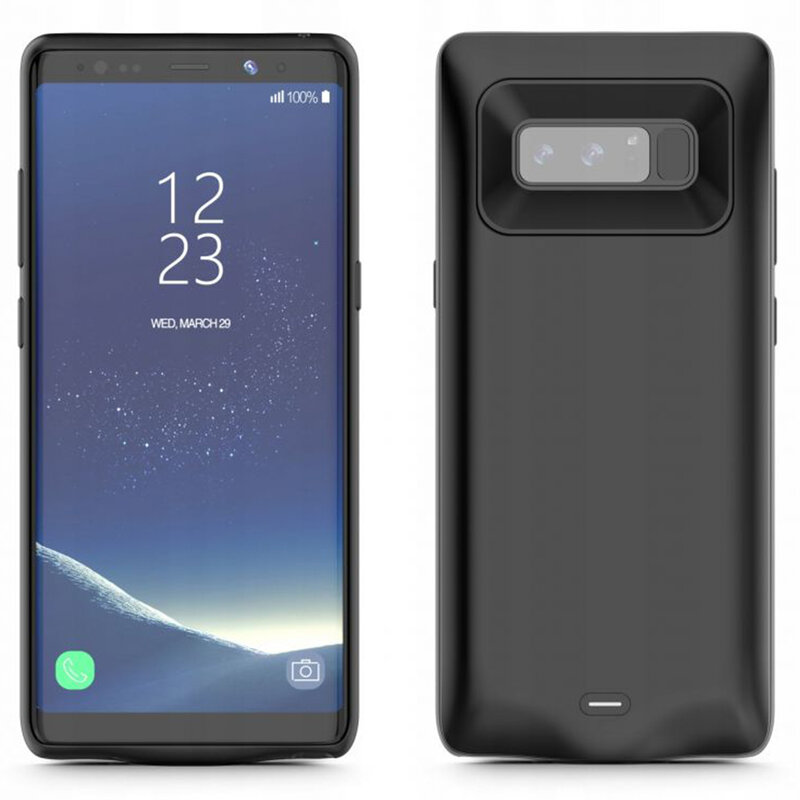 Husa Cu Baterie Samsung Galaxy Note 8 Tech-Protect Battery Pack 5500mAh - Negru