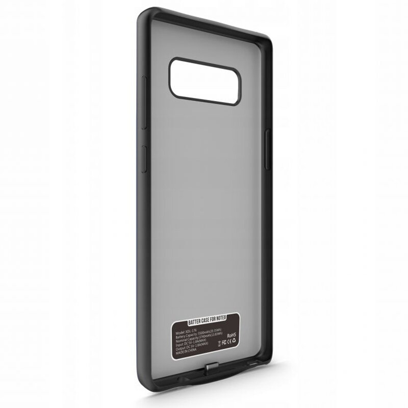 Husa Cu Baterie Samsung Galaxy Note 8 Tech-Protect Battery Pack 5500mAh - Negru