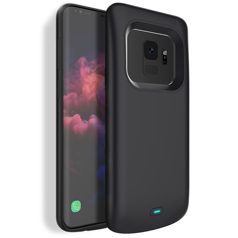Husa Cu Baterie Samsung Galaxy S9 Tech-Protect Battery Pack 4700mAh - Negru