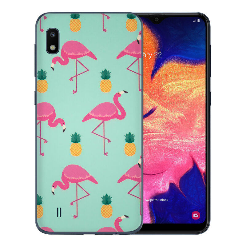 Skin Samsung Galaxy A10 - Sticker Mobster Autoadeziv Pentru Spate - Flamingo