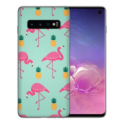 Skin Samsung Galaxy S10 - Sticker Mobster Autoadeziv Pentru Spate - Flamingo