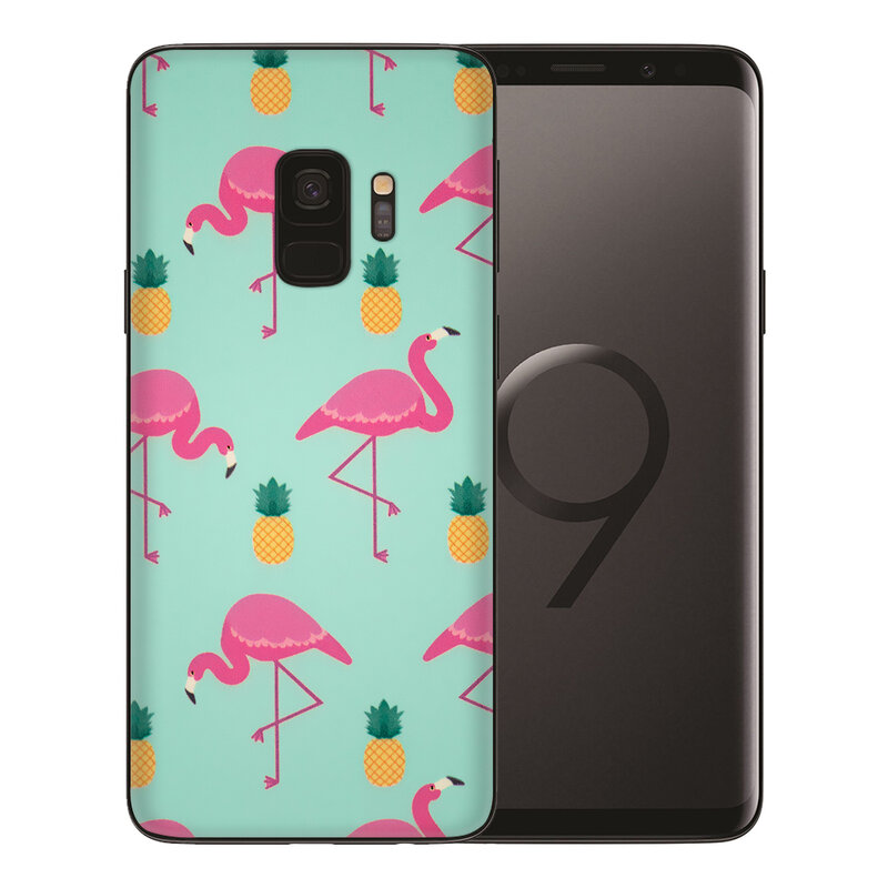 Skin Samsung Galaxy S9 - Sticker Mobster Autoadeziv Pentru Spate - Flamingo