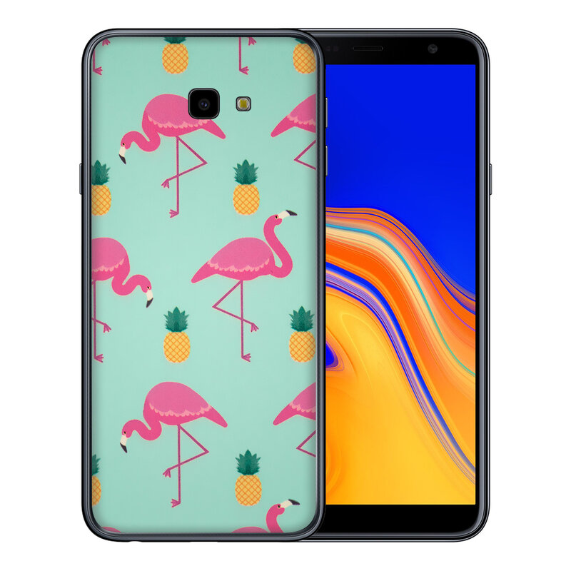 Skin Samsung Galaxy J4 Plus - Sticker Mobster Autoadeziv Pentru Spate - Flamingo