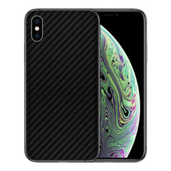 Skin iPhone XS - Sticker Mobster Autoadeziv Pentru Spate - Carbon Black