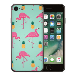 Skin iPhone 8 - Sticker Mobster Autoadeziv Pentru Spate - Flamingo