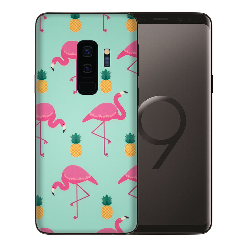 Skin Samsung Galaxy S9 Plus - Sticker Mobster Autoadeziv Pentru Spate - Flamingo
