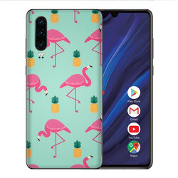 Skin Huawei P30 - Sticker Mobster Autoadeziv Pentru Spate - Flamingo