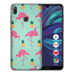 Skin Huawei Y7 2019 - Sticker Mobster Autoadeziv Pentru Spate - Flamingo