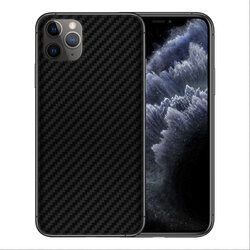 Skin iPhone 11 Pro Max - Sticker Mobster Autoadeziv Pentru Spate - Carbon Black