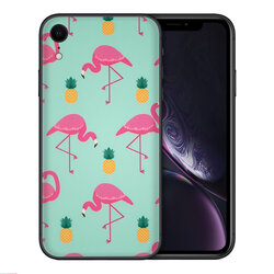 Skin iPhone XR - Sticker Mobster Autoadeziv Pentru Spate - Flamingo