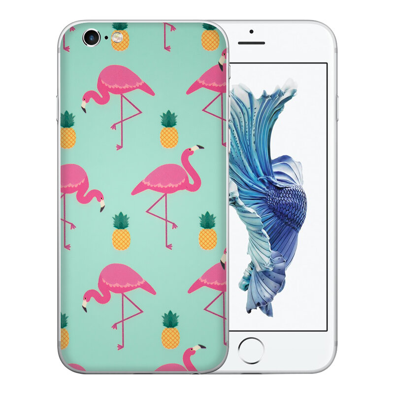 Skin iPhone 6, 6s - Sticker Mobster Autoadeziv Pentru Spate - Flamingo