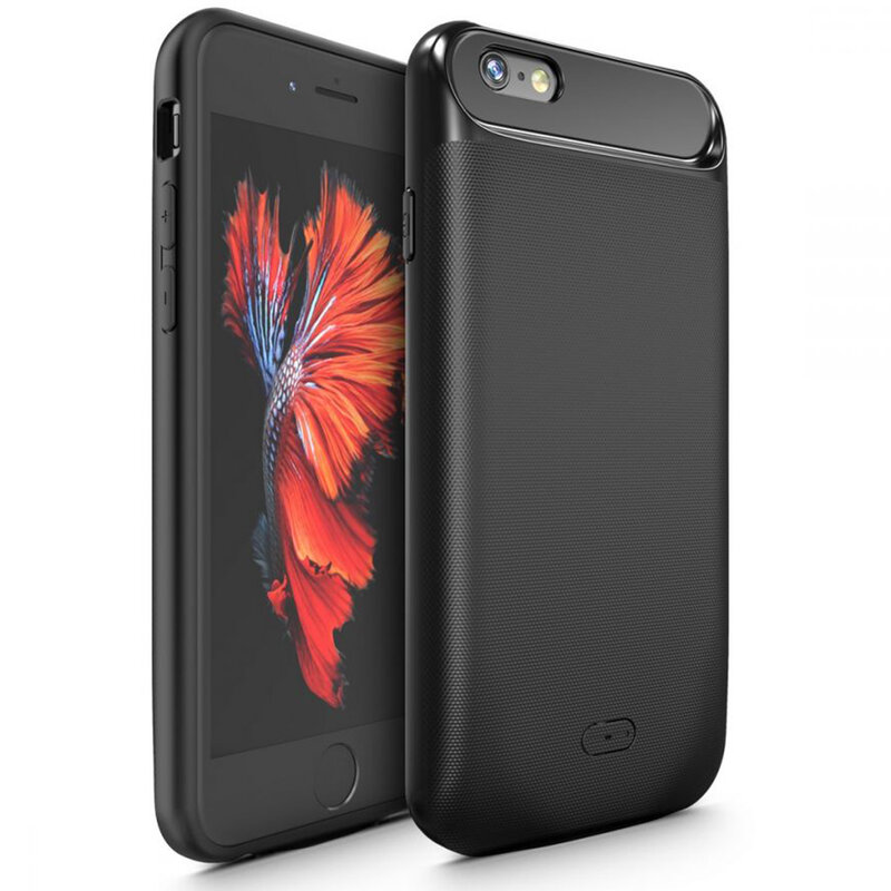 Husa Cu Baterie iPhone 8 Plus Tech-Protect Battery Pack 5000mAh - Negru