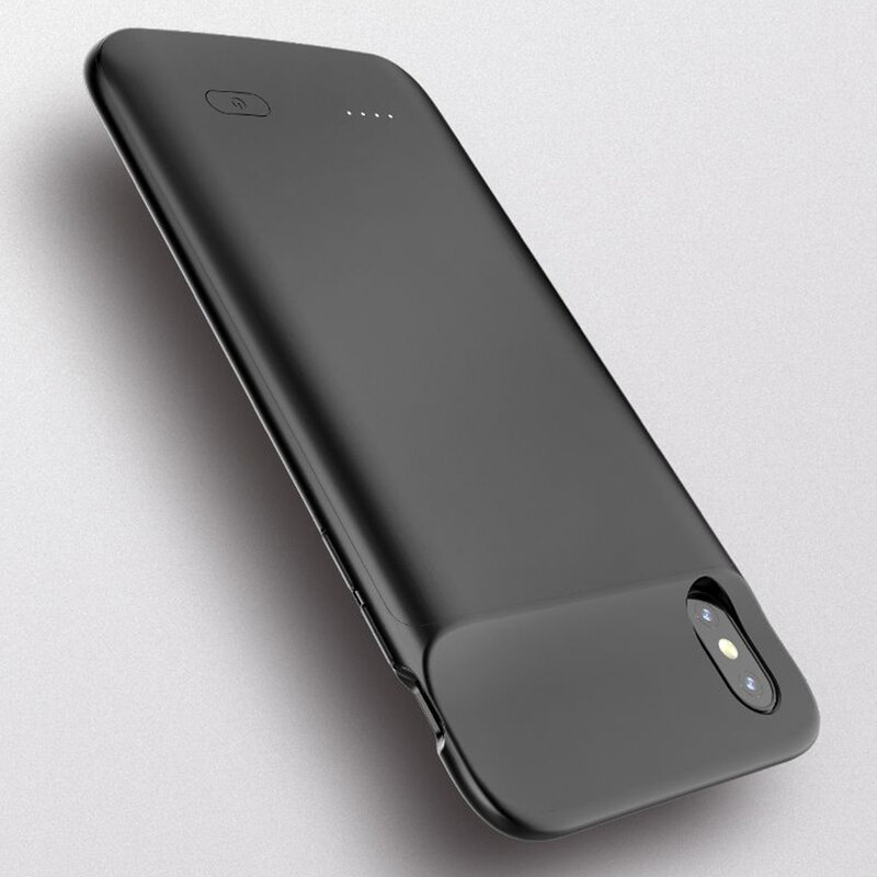 Husa Cu Baterie iPhone XS Tech-Protect Battery Pack 4100mAh - Negru