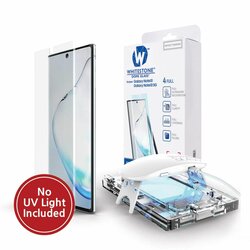 Folie Sticla Samsung Galaxy Note 10 Plus Whitestone Dome Full Cover Case Friendly Fara Lampa UV - Clear
