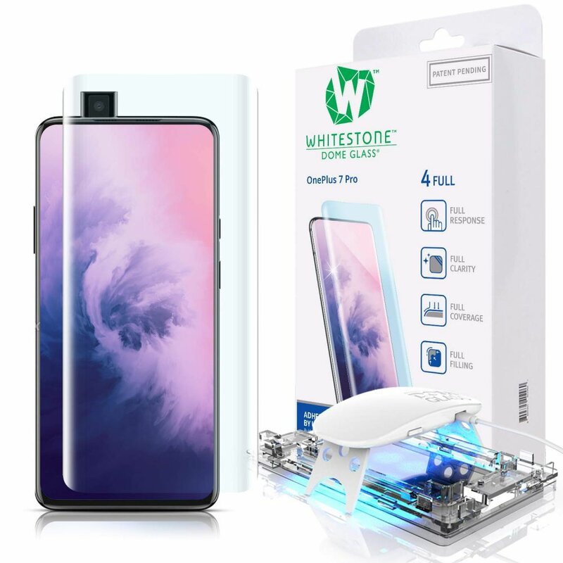Is Recognition Mandated Folie Sticla OnePlus 7 Pro Whitestone Dome Full Cover Case Friendly Cu  Lampa UV - Clear - CatMobile
