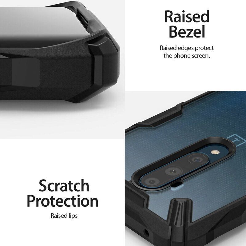 Husa OnePlus 7T Pro Ringke Fusion X - Black