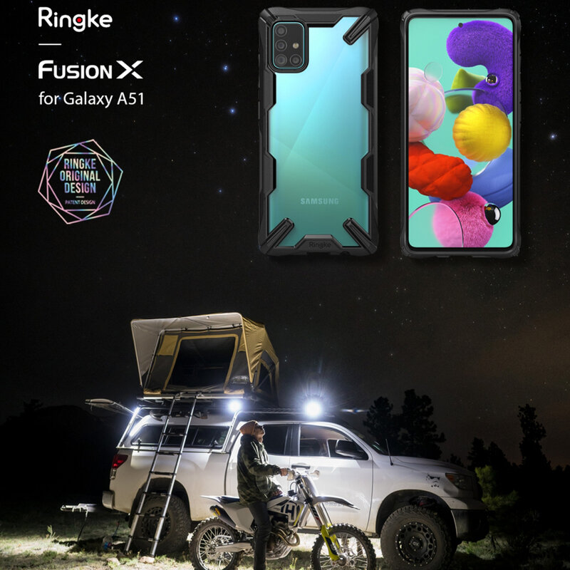 Husa Samsung Galaxy A51 4G Ringke Fusion X - Black