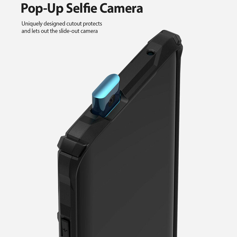 Husa OnePlus 7T Pro Ringke Fusion X Design - Camo Black