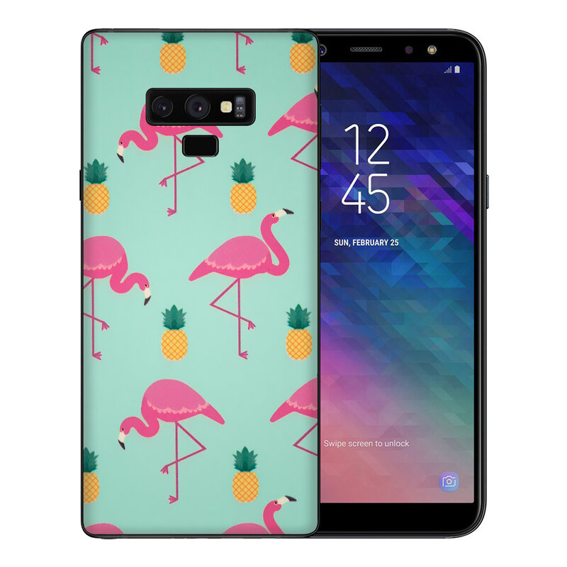 Skin Samsung Galaxy Note 9 - Sticker Mobster Autoadeziv Pentru Spate - Flamingo