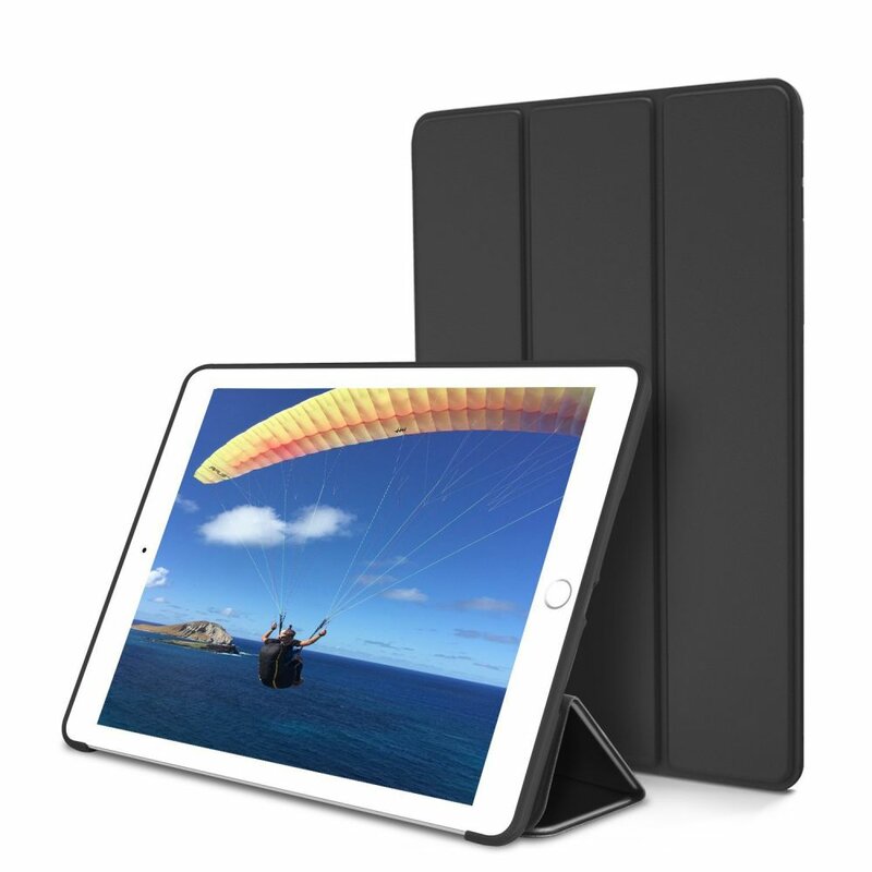 Husa Apple iPad 4 A1458/A1459/A1460 Tech-Protect Smartcase Soft Flexible Back - Black