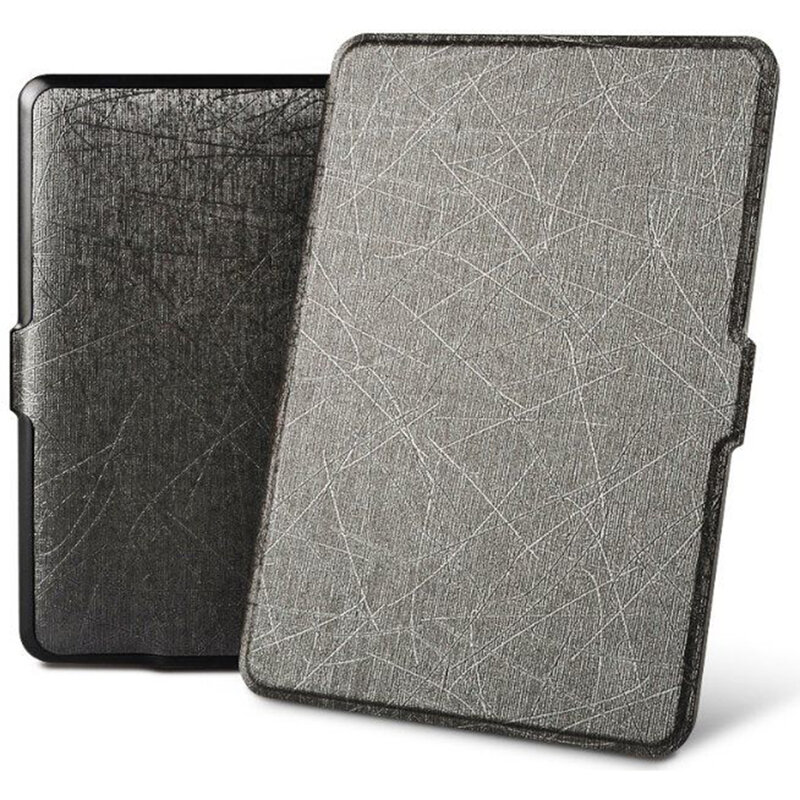 Husa Kindle Paperwhite 1 Tech-Protect Smartcase Hard Back - Gray
