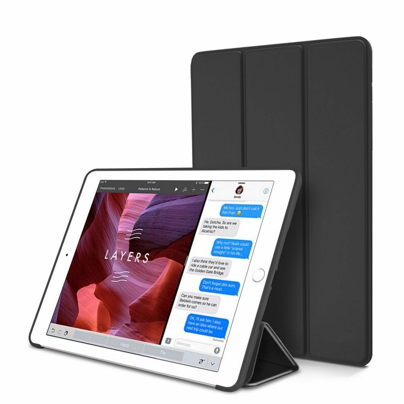 Husa Apple iPad Mini 2019 Tech-Protect Smartcase Soft Flexible Back - Black
