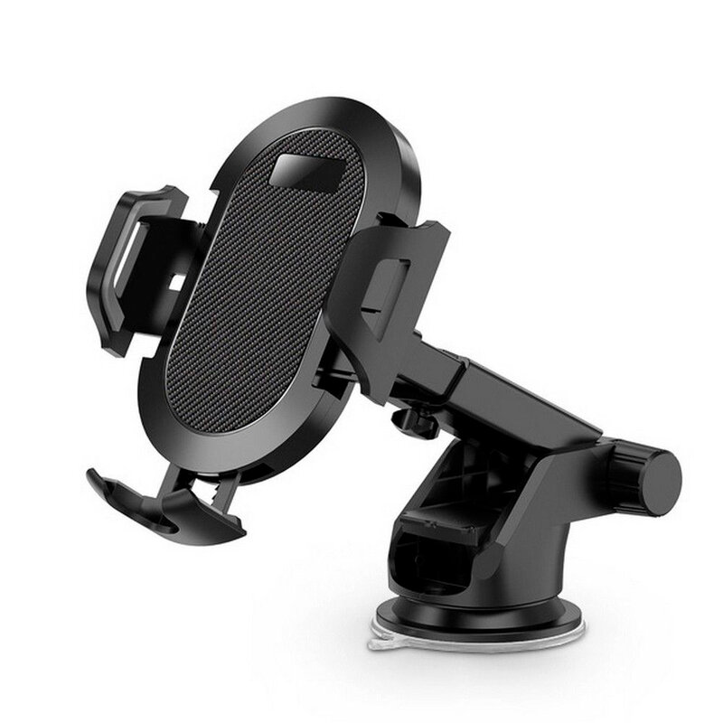 Suport Auto Techsuit Universal S113 Telescopic Cu Ventuza Pentru Telefon - Negru