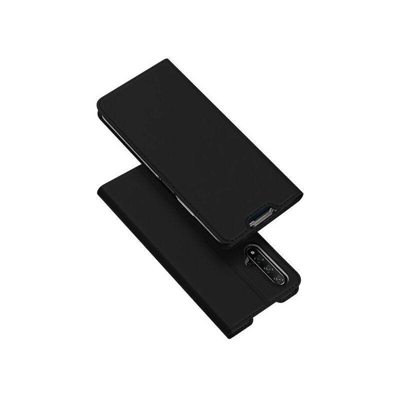 Husa Huawei Nova 5T Dux Ducis Flip Stand Book - Negru