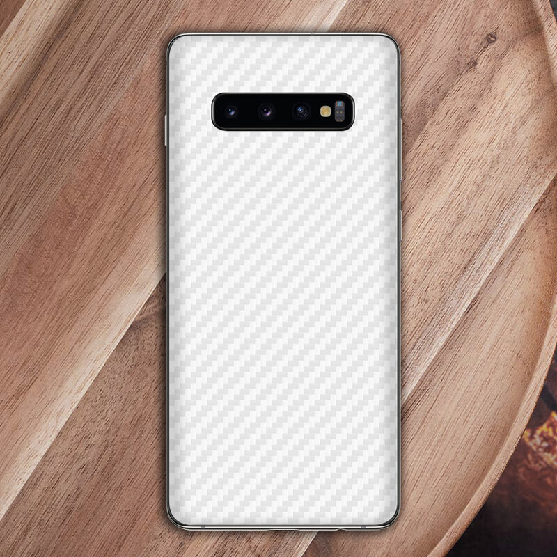 Skin Samsung Galaxy A8 2018 A530 - Sticker Mobster Autoadeziv Pentru Spate - Carbon White