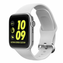 Curea Apple Watch 5 40mm Tech-Protect Gearband - Alb