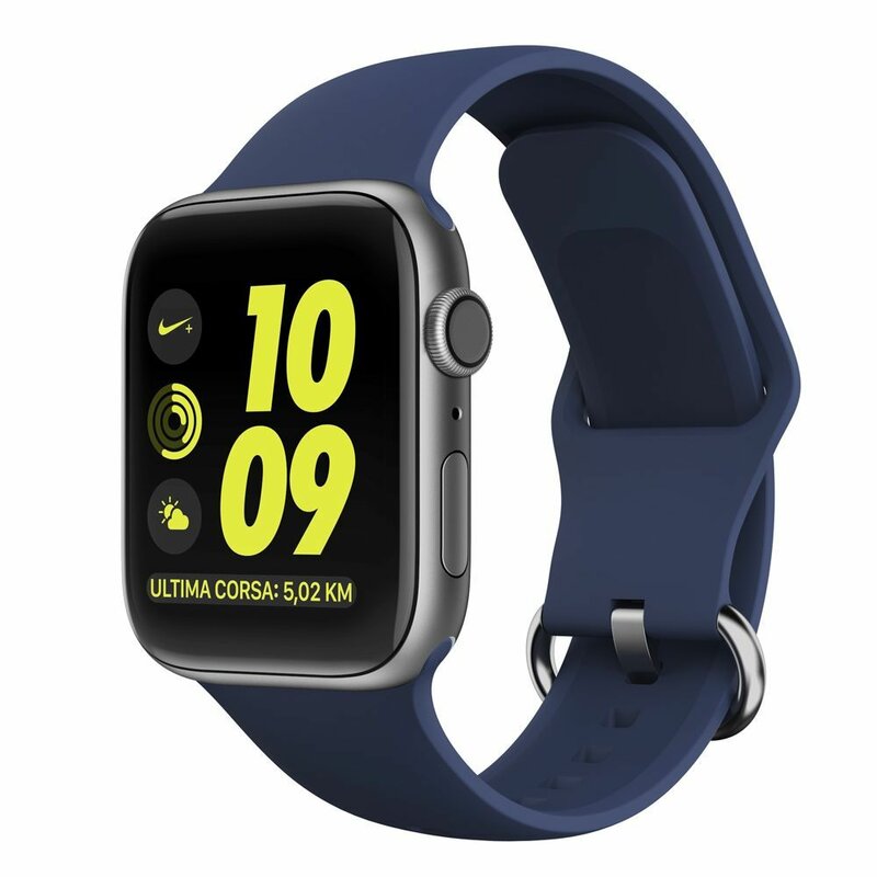 Curea Apple Watch 5 44mm Tech-Protect Gearband - Albastru