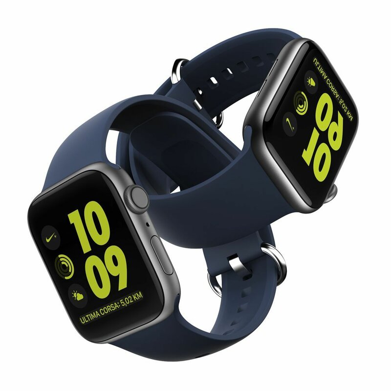 Curea Apple Watch 5 44mm Tech-Protect Gearband - Albastru