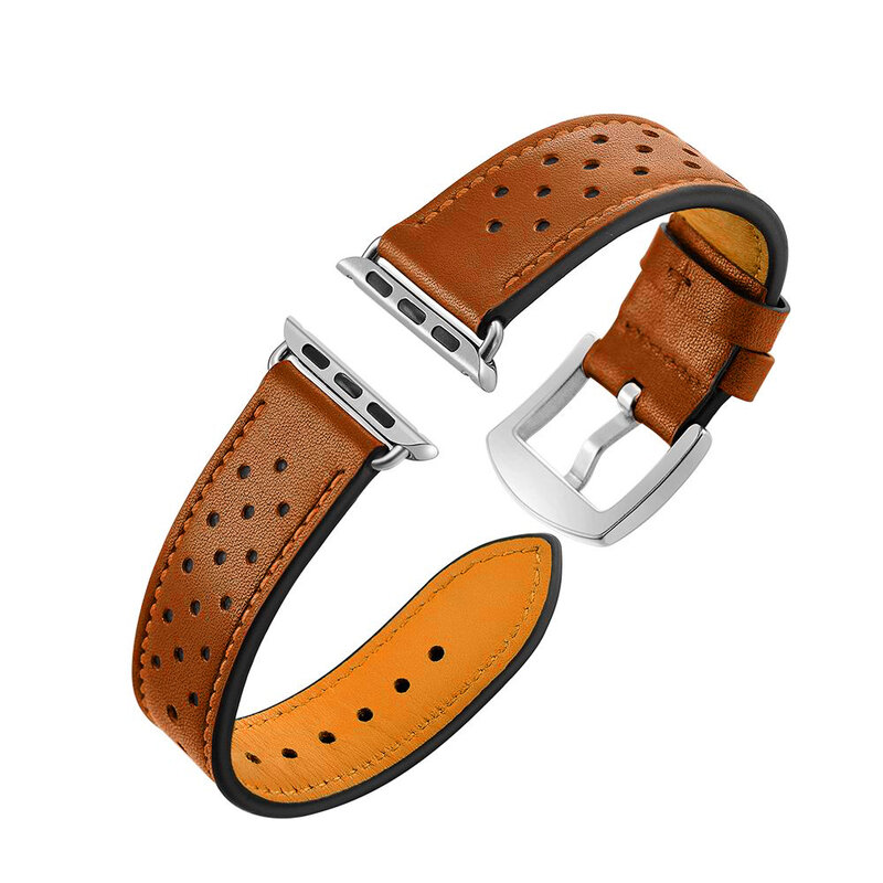 Curea Apple Watch 1 42mm Tech-Protect Leather - Maro