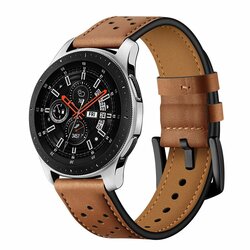Curea Samsung Galaxy Watch 46mm Tech-Protect Leather - Maro