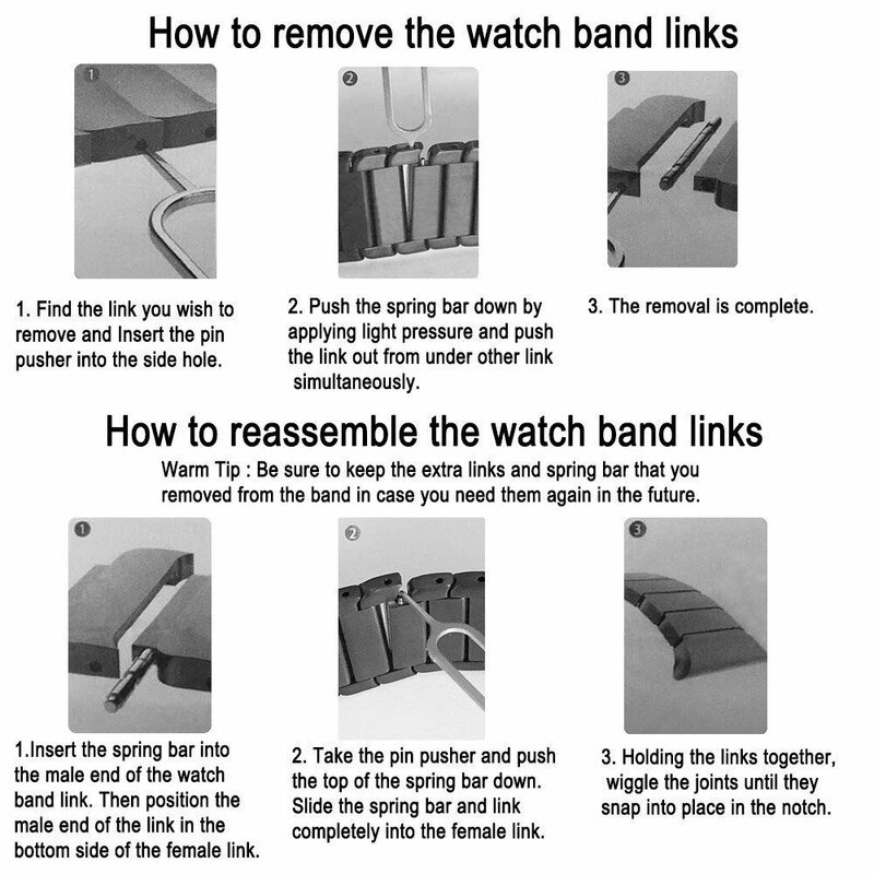 Curea Apple Watch 1 42mm Tech-Protect Linkband - Argintiu